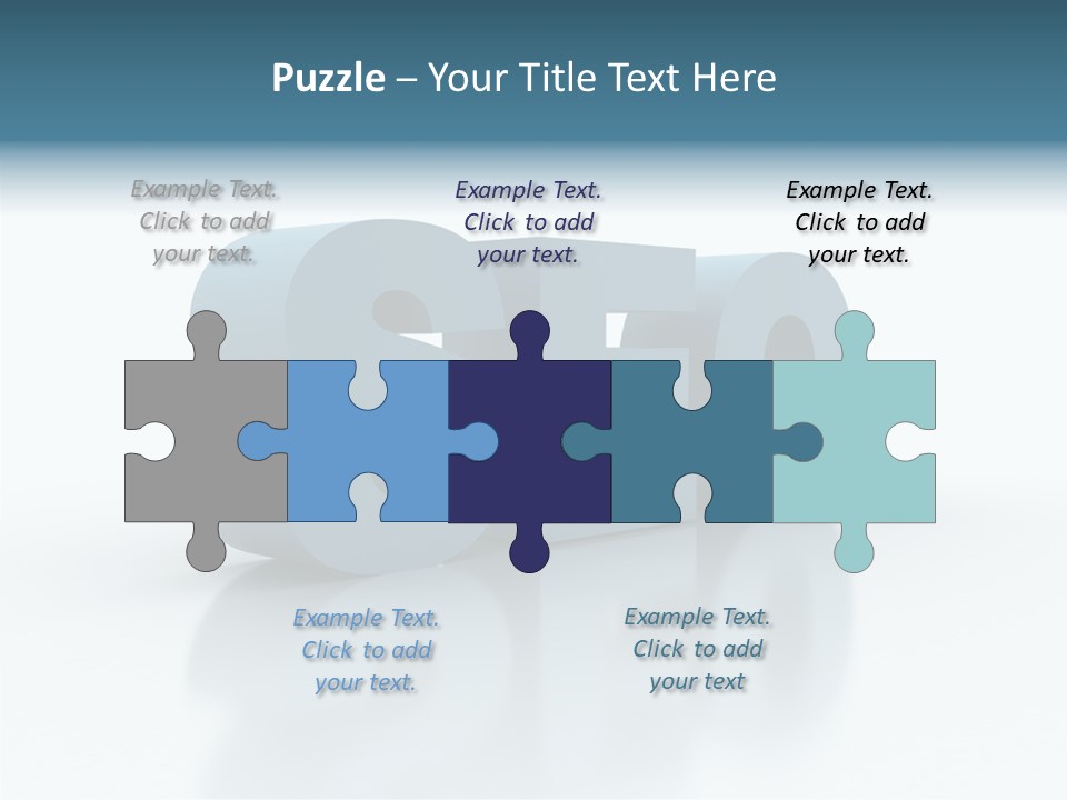 White Aging Finger PowerPoint Template