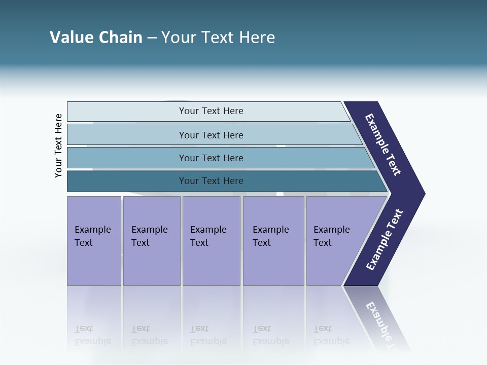 White Aging Finger PowerPoint Template