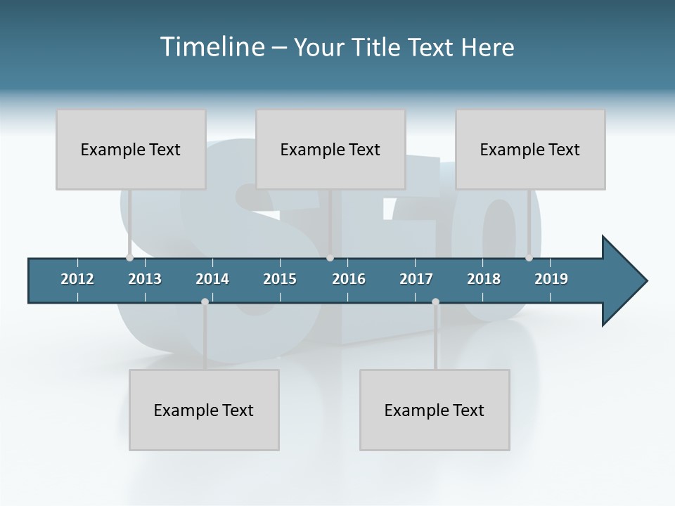 White Aging Finger PowerPoint Template