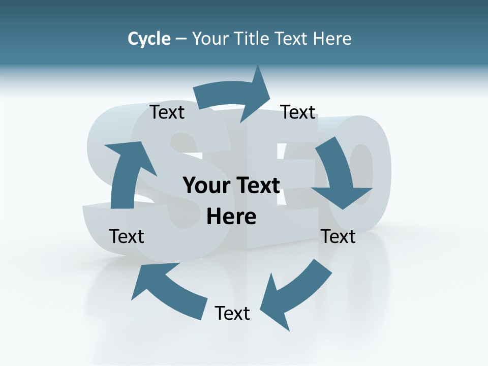 White Aging Finger PowerPoint Template