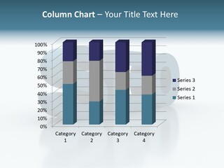 White Aging Finger PowerPoint Template