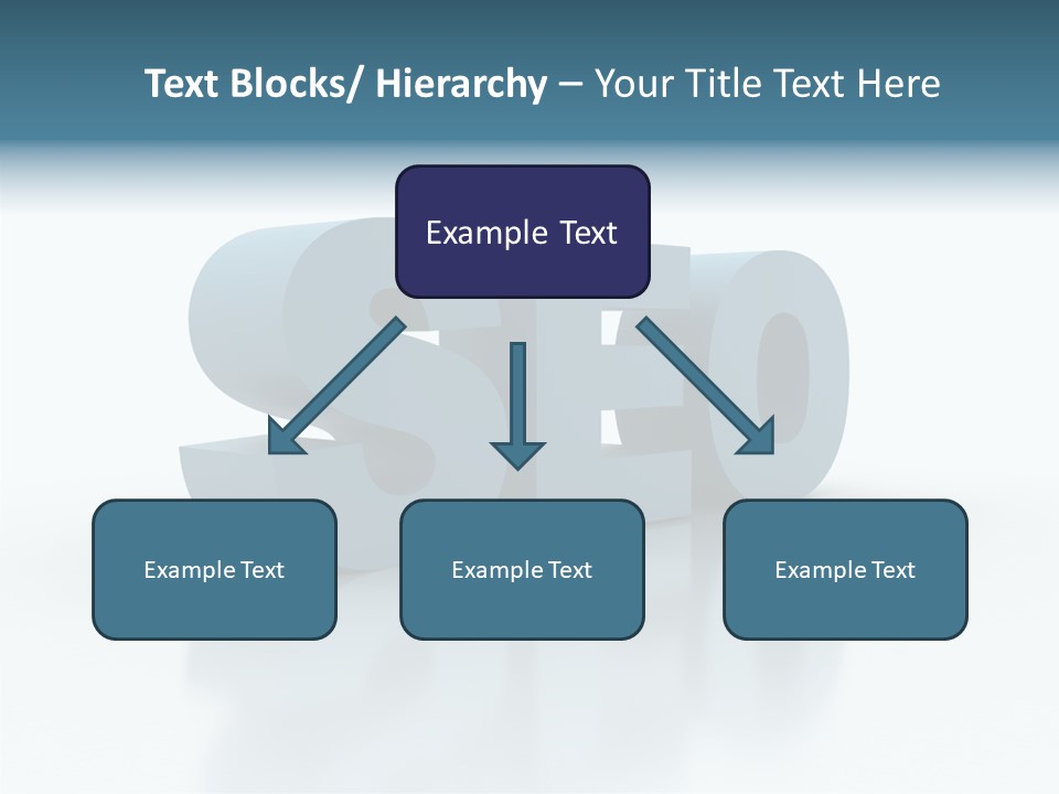 White Aging Finger PowerPoint Template