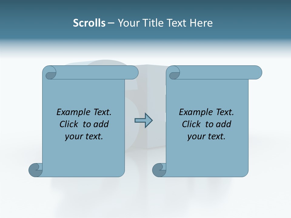 White Aging Finger PowerPoint Template