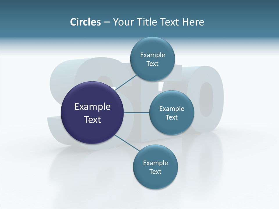 White Aging Finger PowerPoint Template