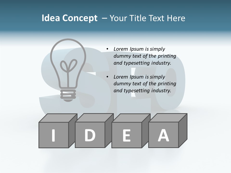 White Aging Finger PowerPoint Template