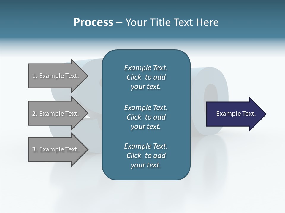 White Aging Finger PowerPoint Template