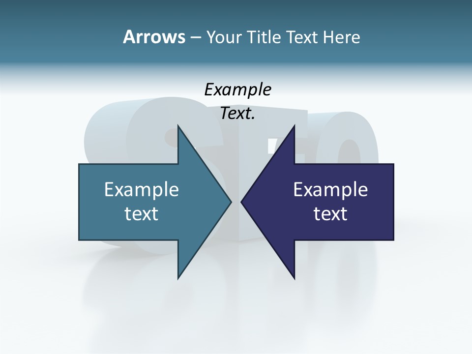 White Aging Finger PowerPoint Template