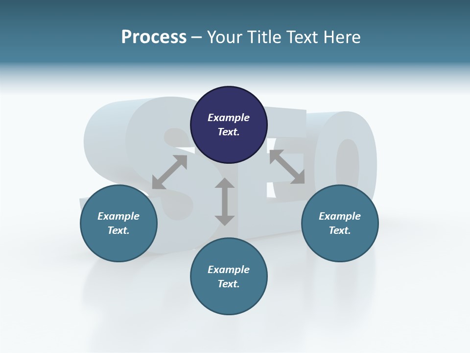 White Aging Finger PowerPoint Template