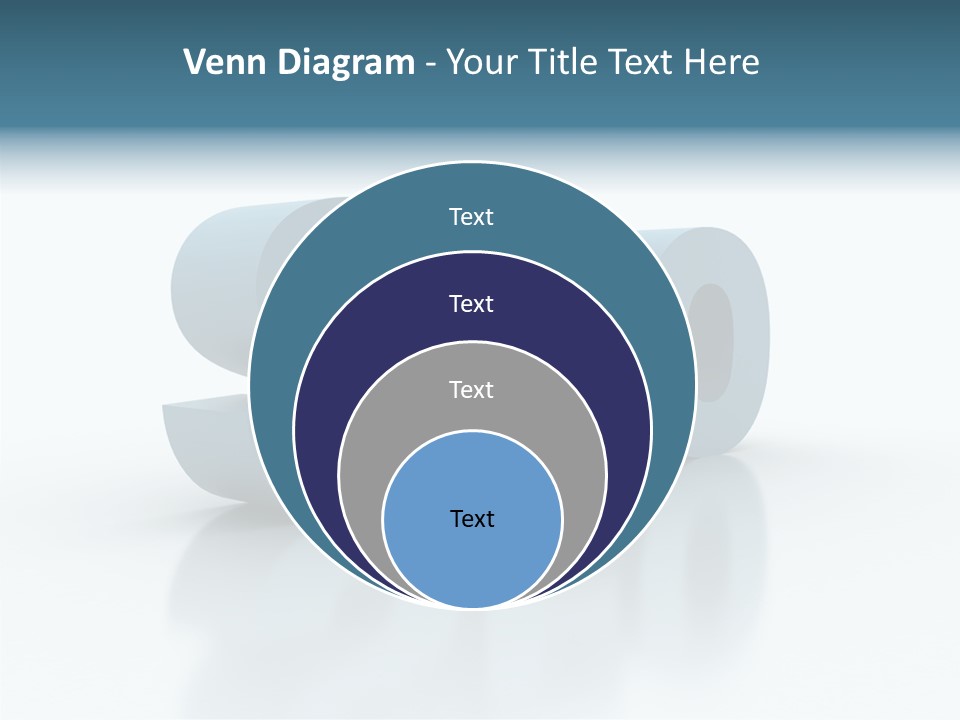 White Aging Finger PowerPoint Template