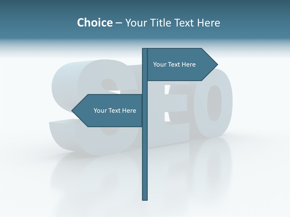 White Aging Finger PowerPoint Template