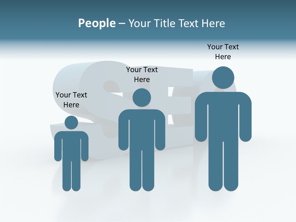 White Aging Finger PowerPoint Template