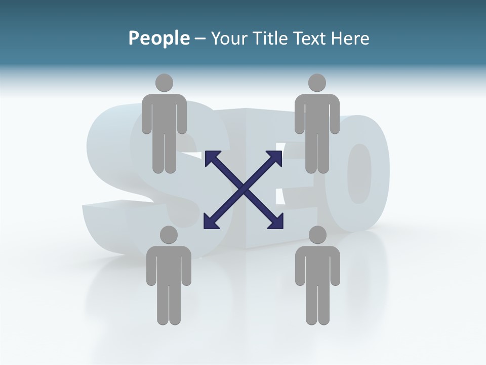 White Aging Finger PowerPoint Template