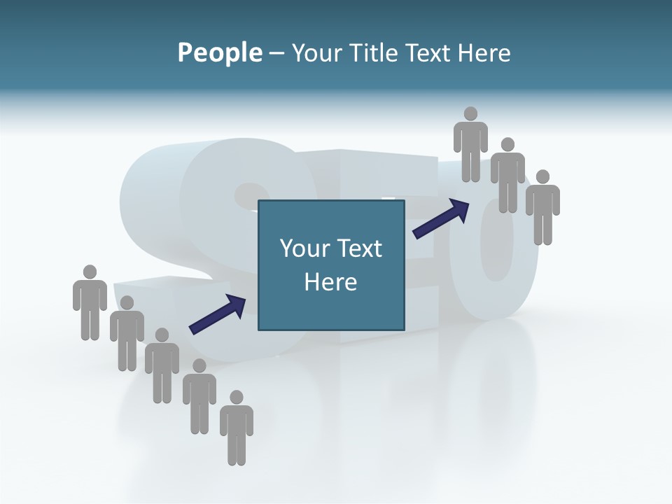 White Aging Finger PowerPoint Template