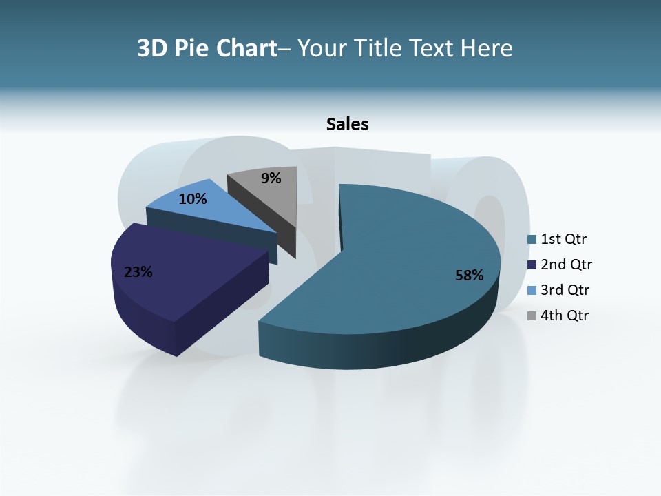 White Aging Finger PowerPoint Template