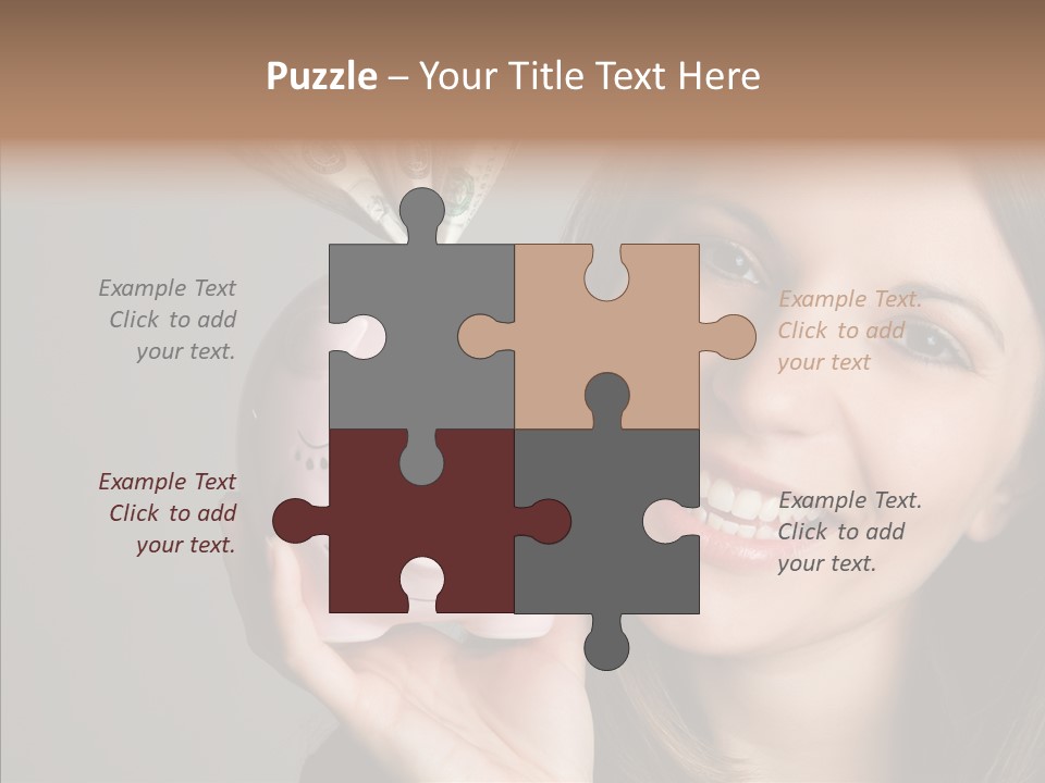 Togetherness  Closeup PowerPoint Template