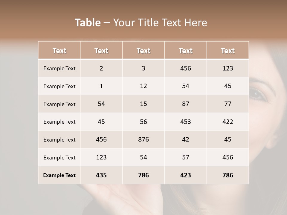 Togetherness  Closeup PowerPoint Template