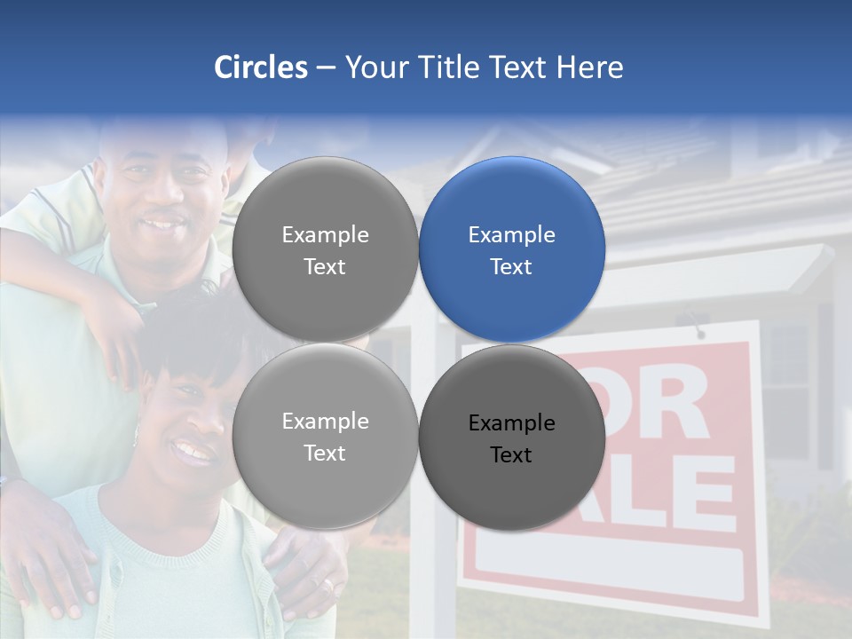 Touching Closeup Elder PowerPoint Template