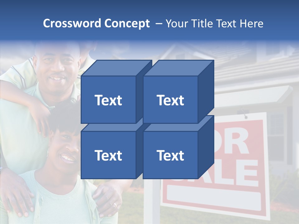 Touching Closeup Elder PowerPoint Template
