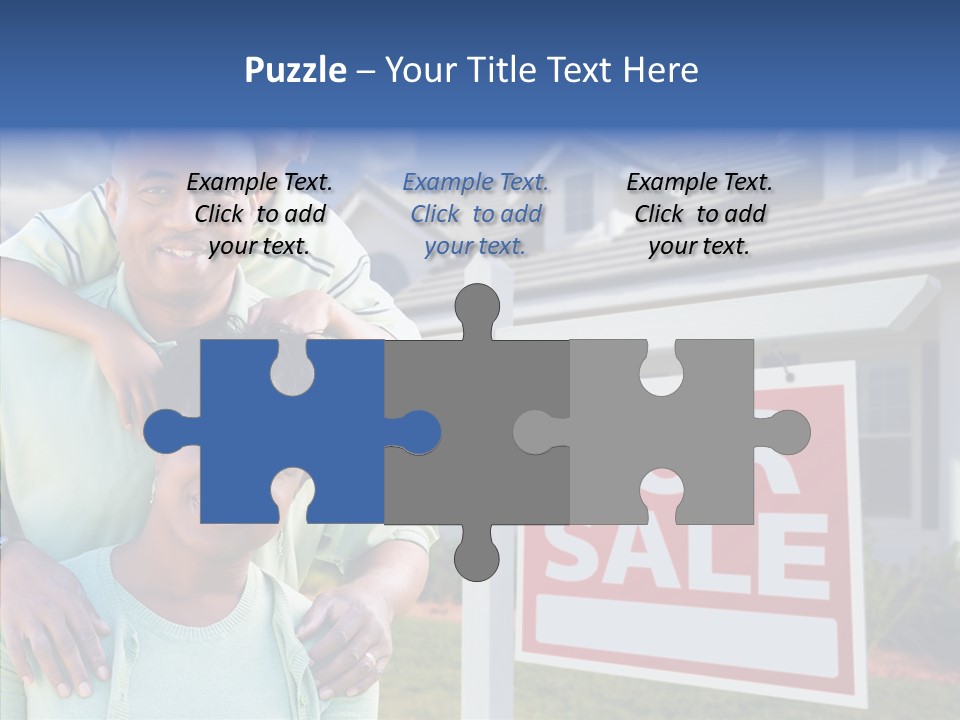 Touching Closeup Elder PowerPoint Template