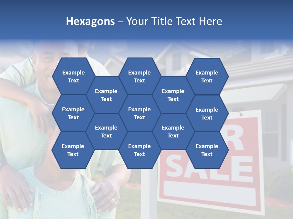 Touching Closeup Elder PowerPoint Template