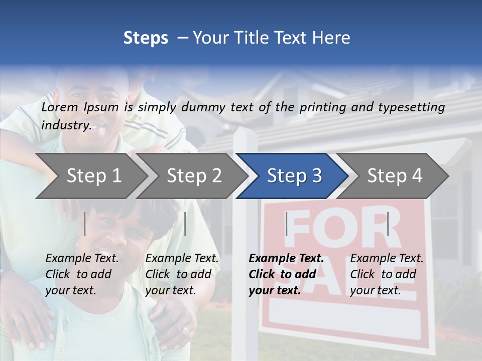 Touching Closeup Elder PowerPoint Template