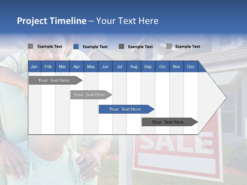 Touching Closeup Elder PowerPoint Template