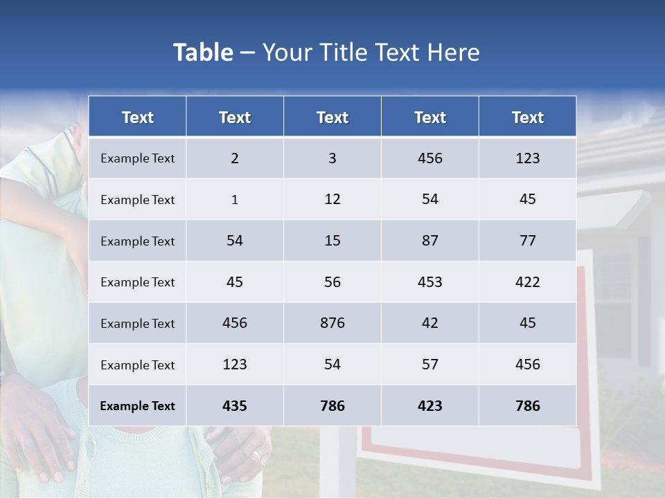 Touching Closeup Elder PowerPoint Template