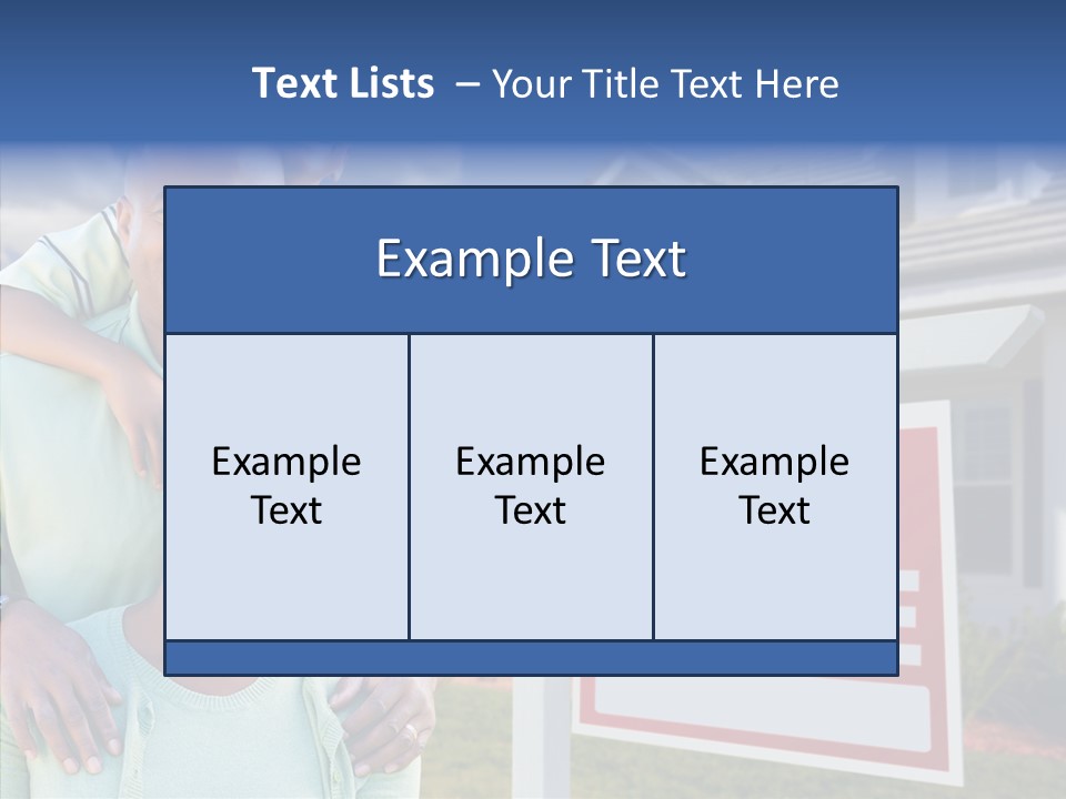 Touching Closeup Elder PowerPoint Template