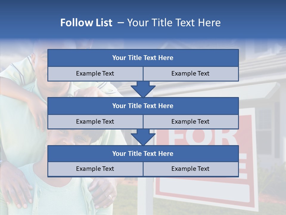 Touching Closeup Elder PowerPoint Template