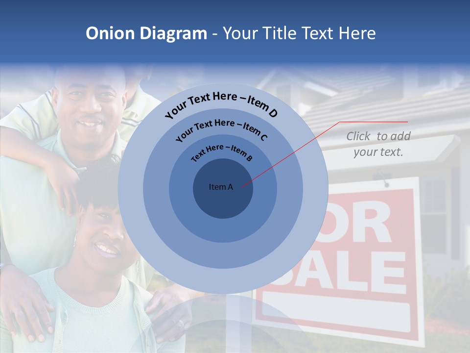 Touching Closeup Elder PowerPoint Template