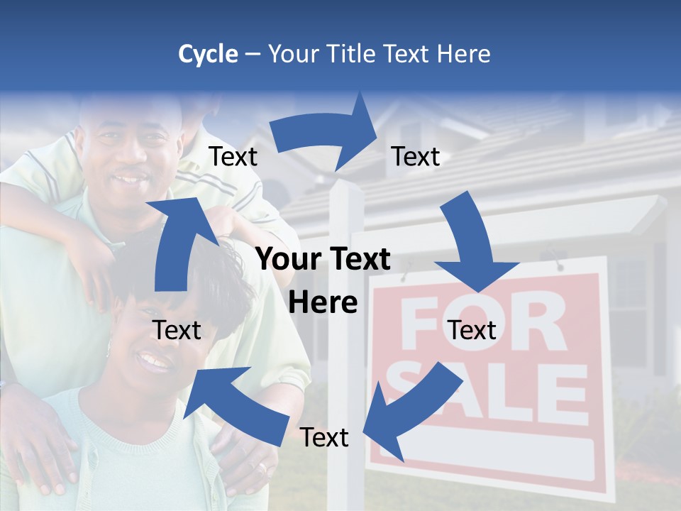 Touching Closeup Elder PowerPoint Template