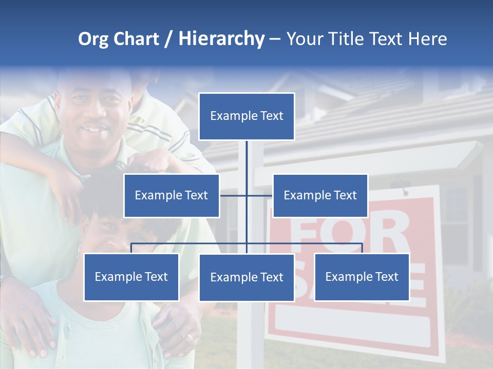 Touching Closeup Elder PowerPoint Template