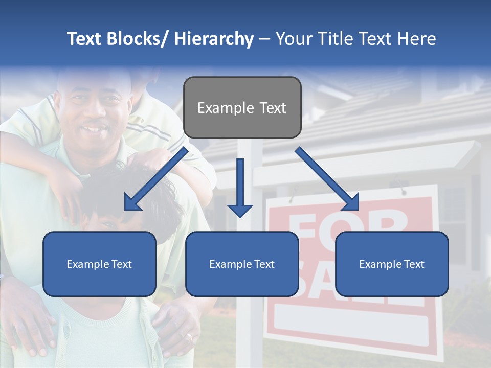 Touching Closeup Elder PowerPoint Template