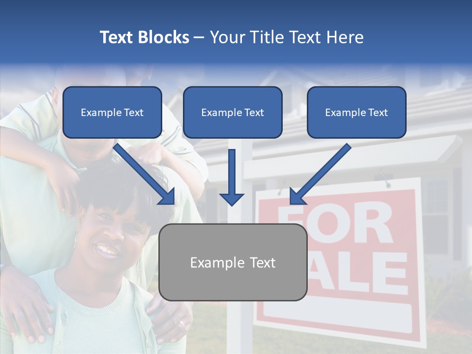 Touching Closeup Elder PowerPoint Template