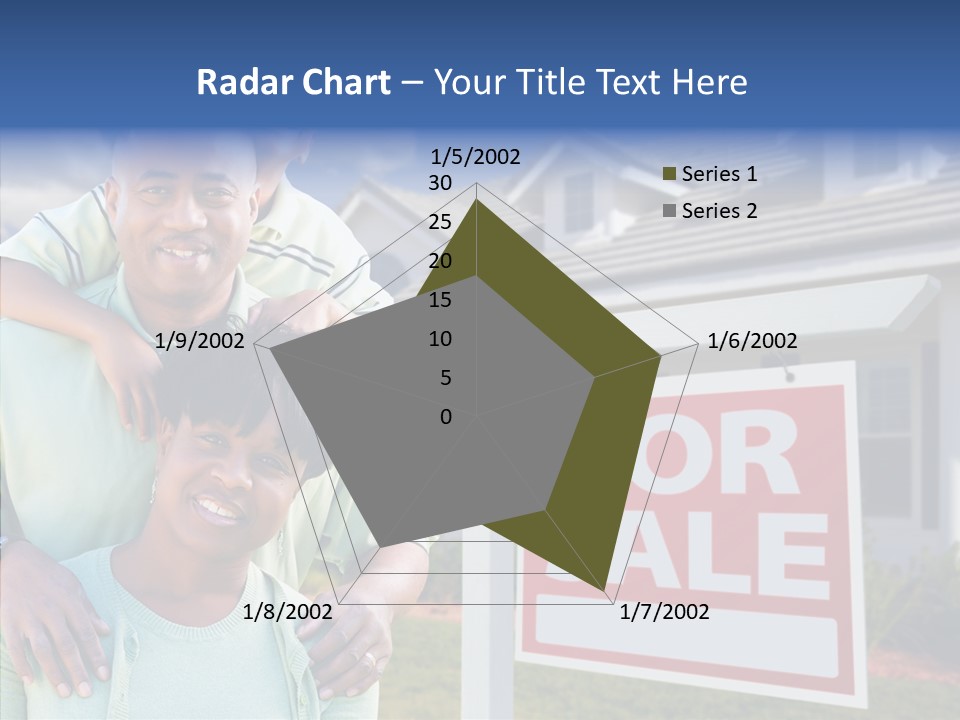 Touching Closeup Elder PowerPoint Template