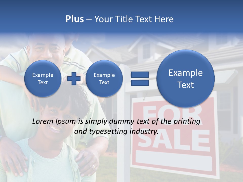 Touching Closeup Elder PowerPoint Template