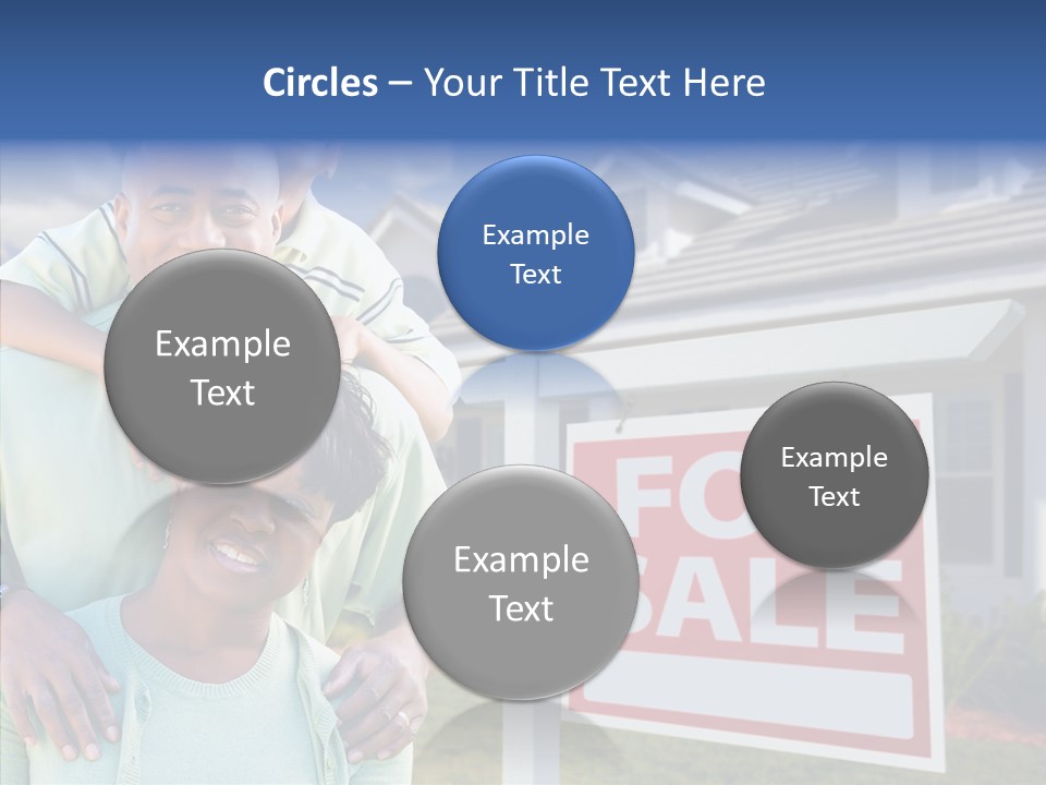 Touching Closeup Elder PowerPoint Template