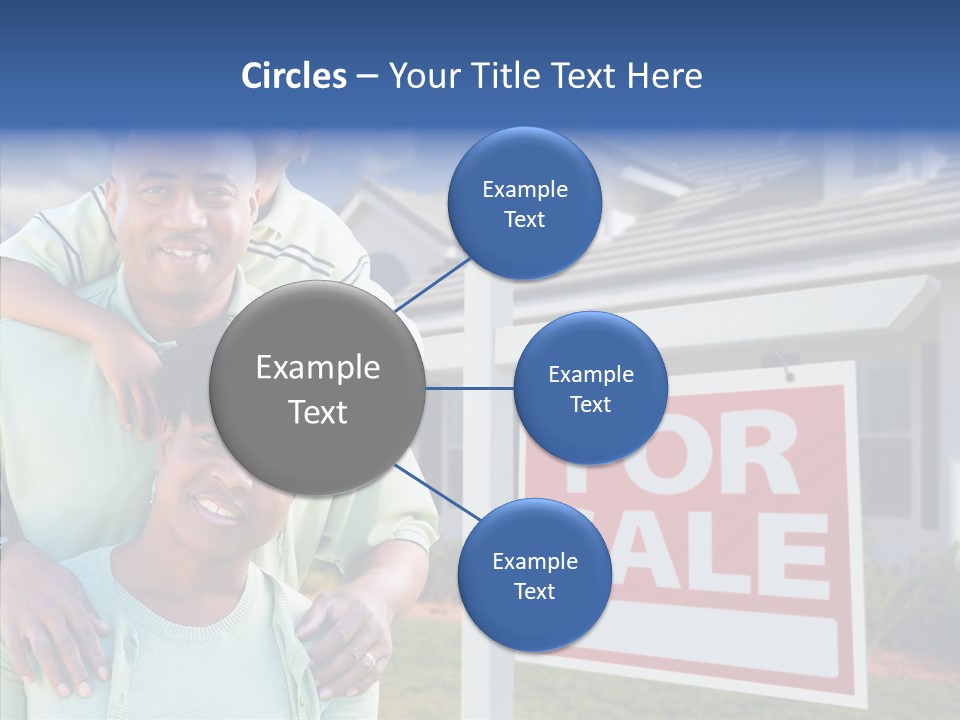 Touching Closeup Elder PowerPoint Template