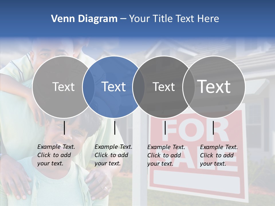 Touching Closeup Elder PowerPoint Template