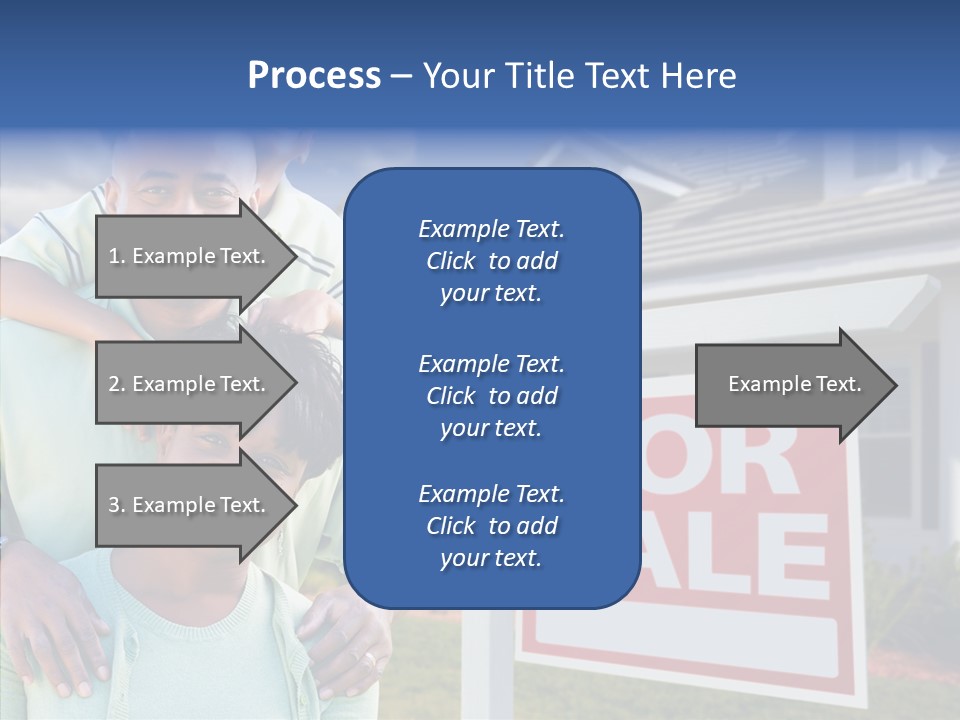 Touching Closeup Elder PowerPoint Template