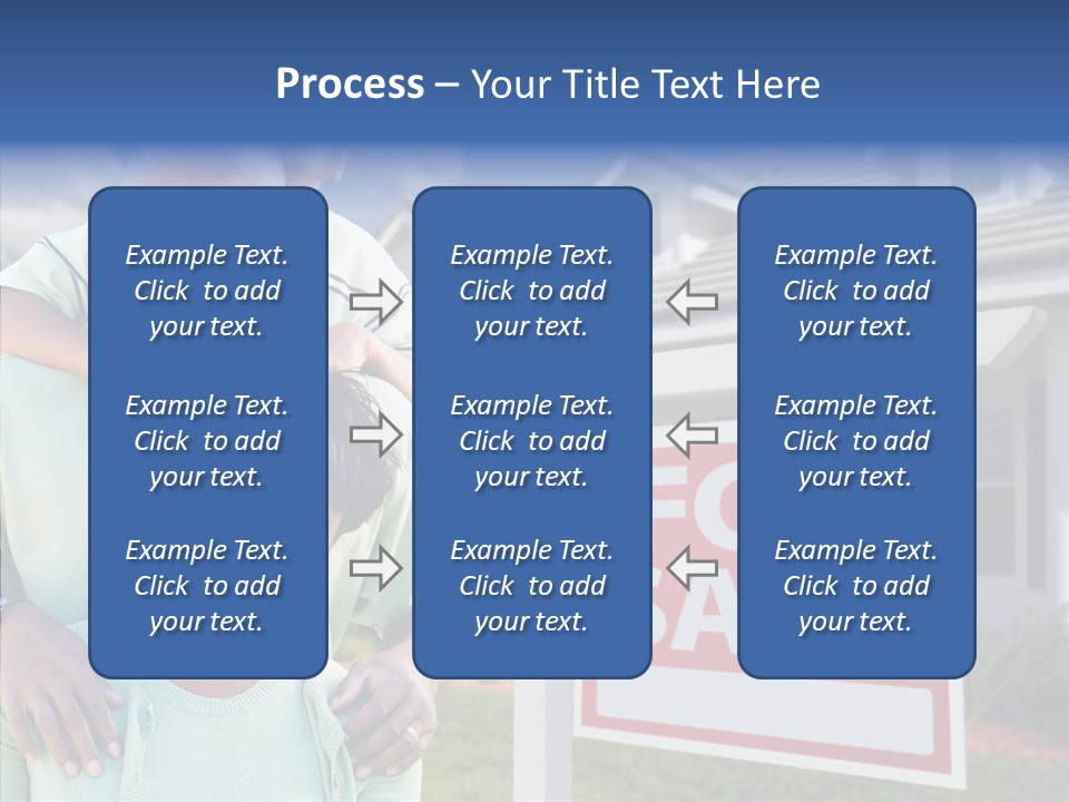 Touching Closeup Elder PowerPoint Template