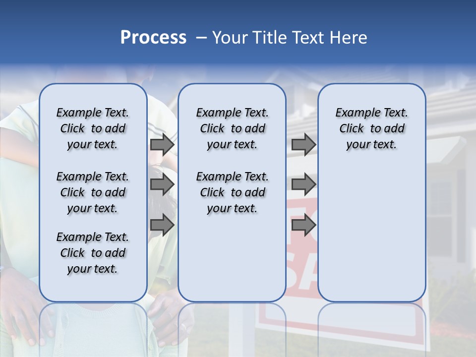 Touching Closeup Elder PowerPoint Template