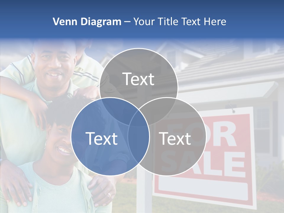 Touching Closeup Elder PowerPoint Template