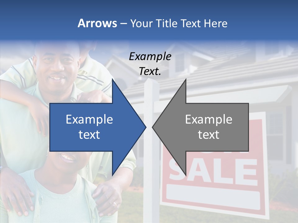 Touching Closeup Elder PowerPoint Template