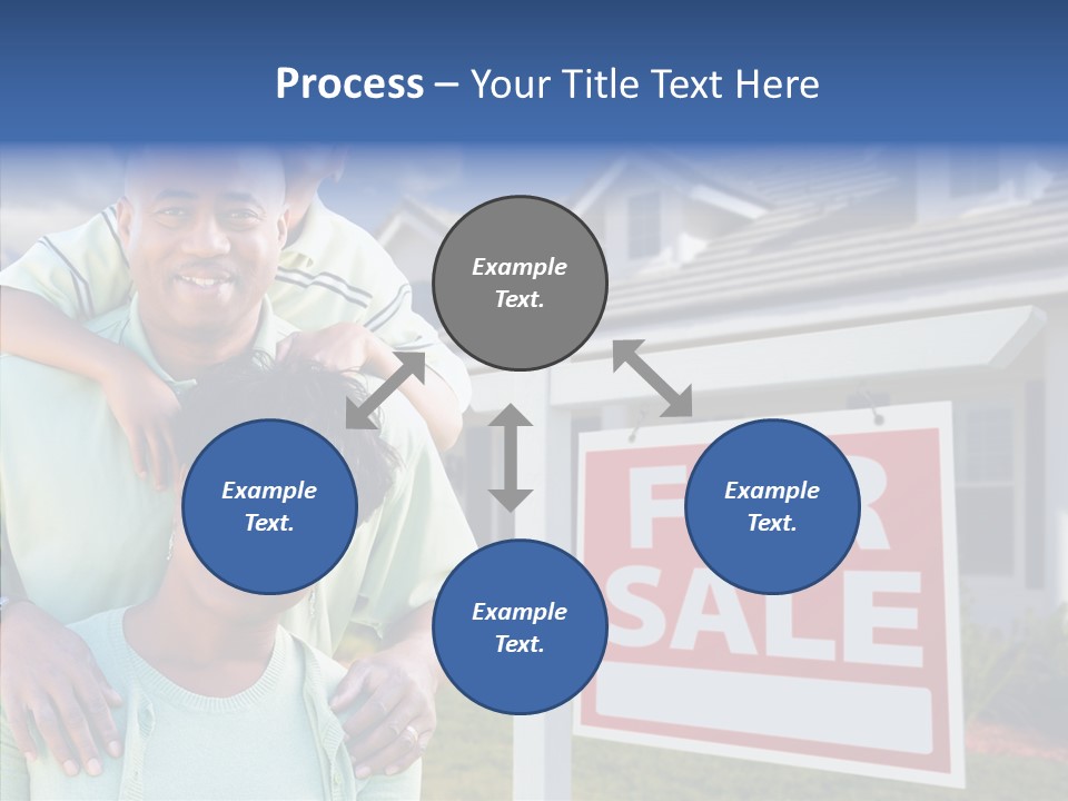 Touching Closeup Elder PowerPoint Template