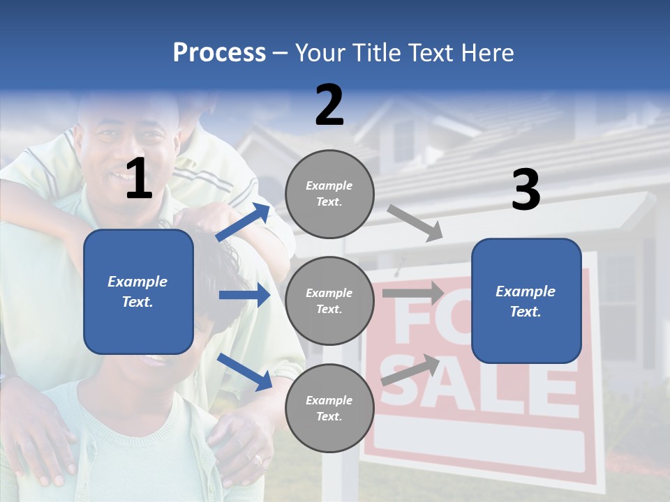 Touching Closeup Elder PowerPoint Template