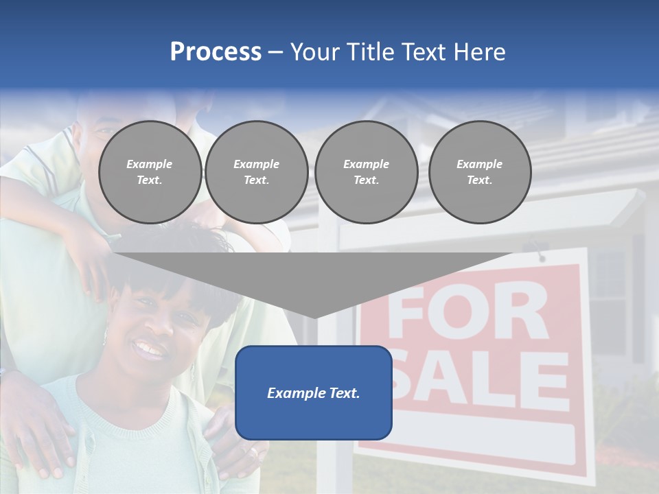 Touching Closeup Elder PowerPoint Template