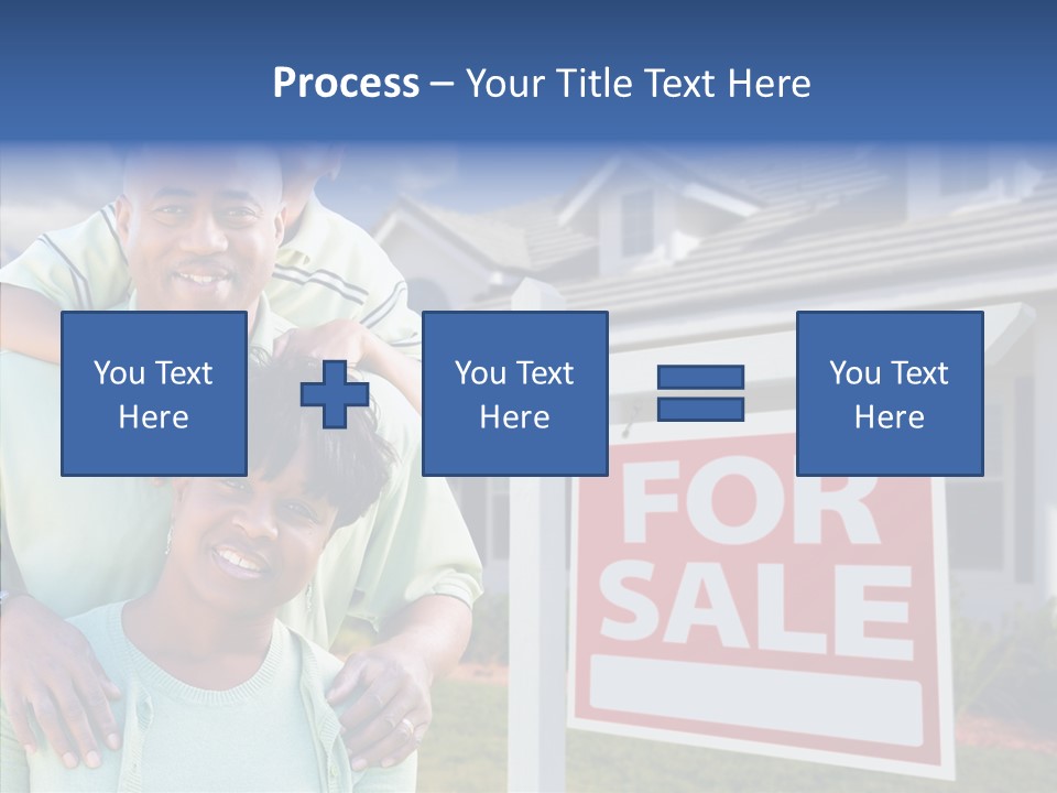 Touching Closeup Elder PowerPoint Template