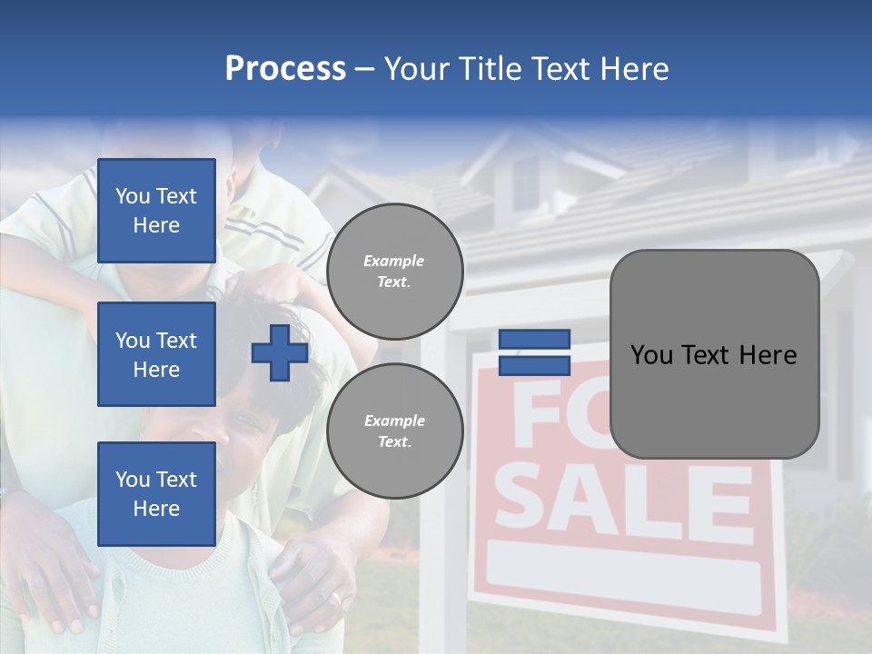 Touching Closeup Elder PowerPoint Template