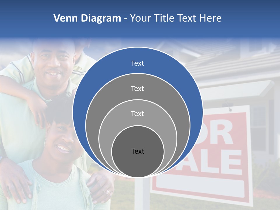 Touching Closeup Elder PowerPoint Template